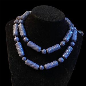 Kazuri clay beaded necklace
